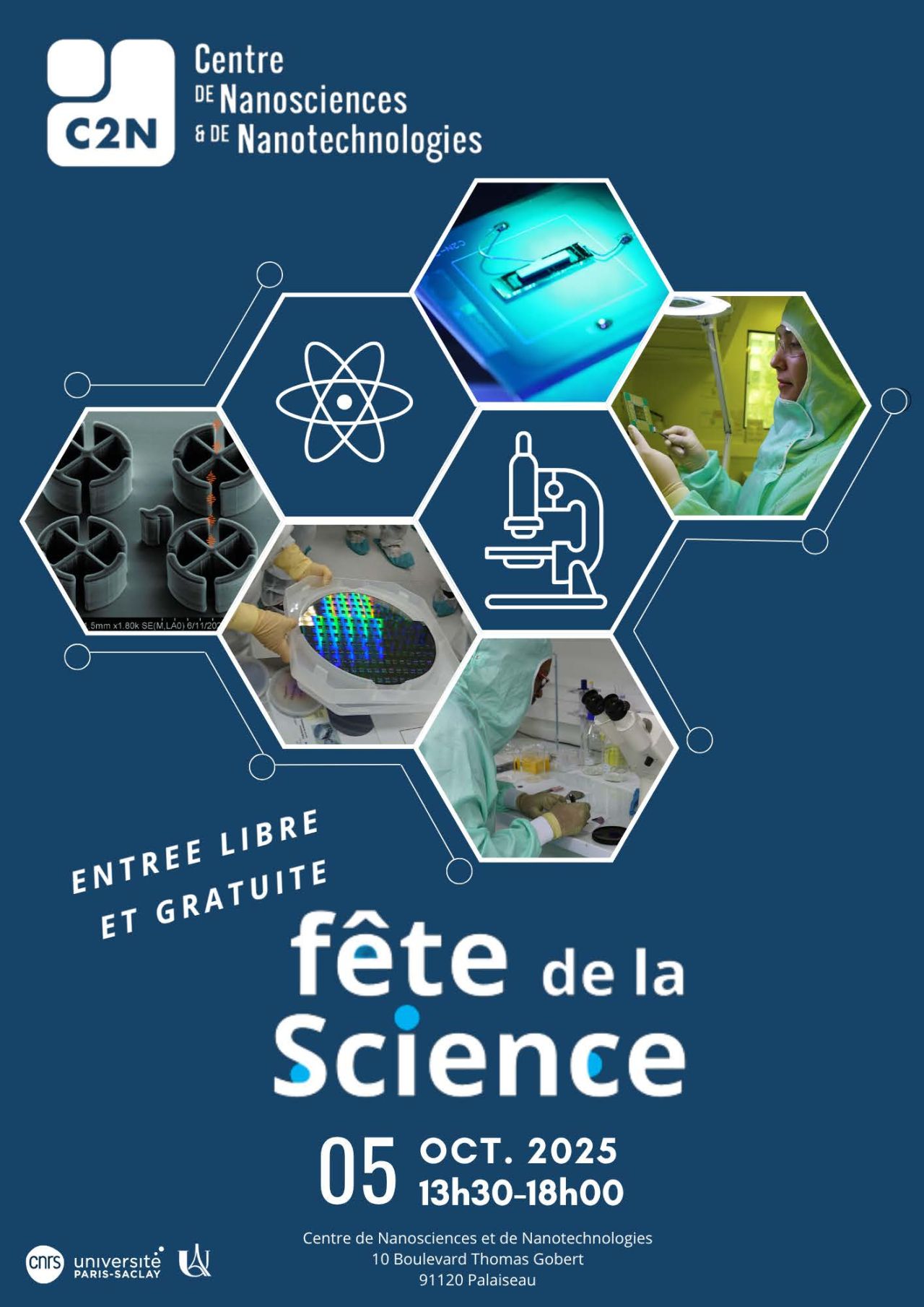 Our CIRCULIGHT Poster at the Fête de la Science, C2N Palaiseau