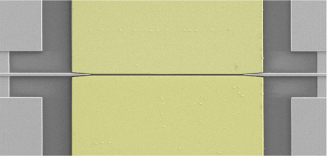 Tapered transition with mode-beating assymetrization principle